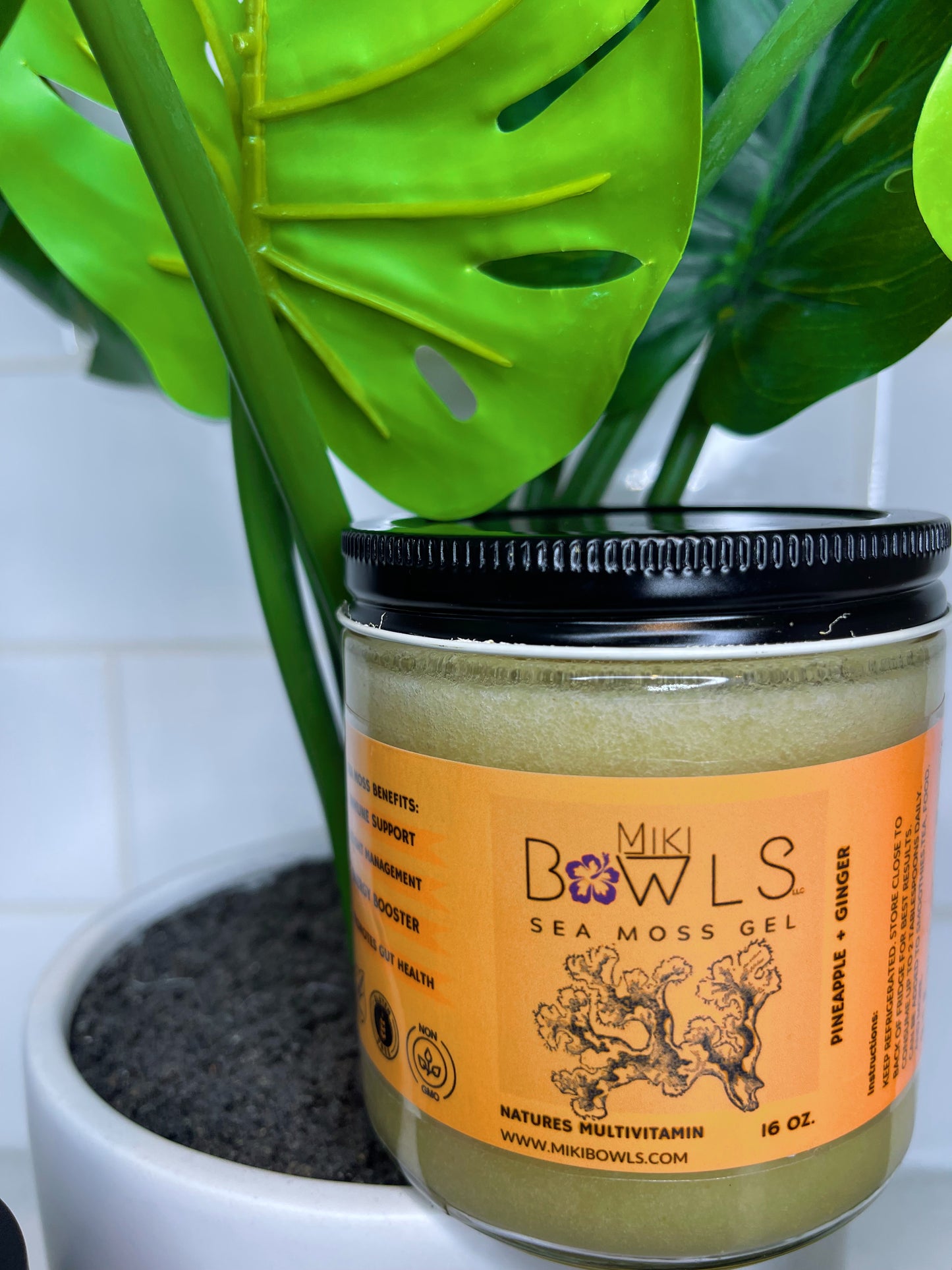 Pineapple + Ginger Sea Moss Gel